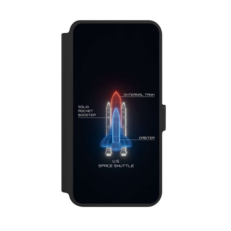 Galaxy S25 + NIVOflip Space Shuttle Drahtmodell
