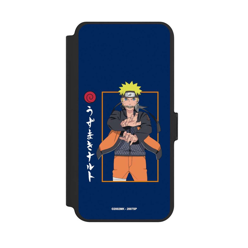 Galaxy S25 + NIVOflip Naruto Position de Combat bleu