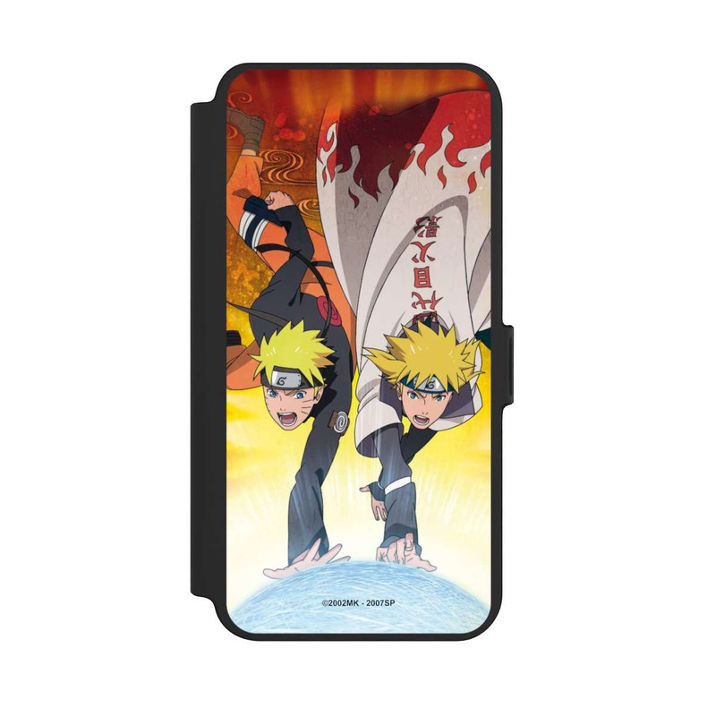 Galaxy S25 + NIVOflip Naruto Minato père et fils