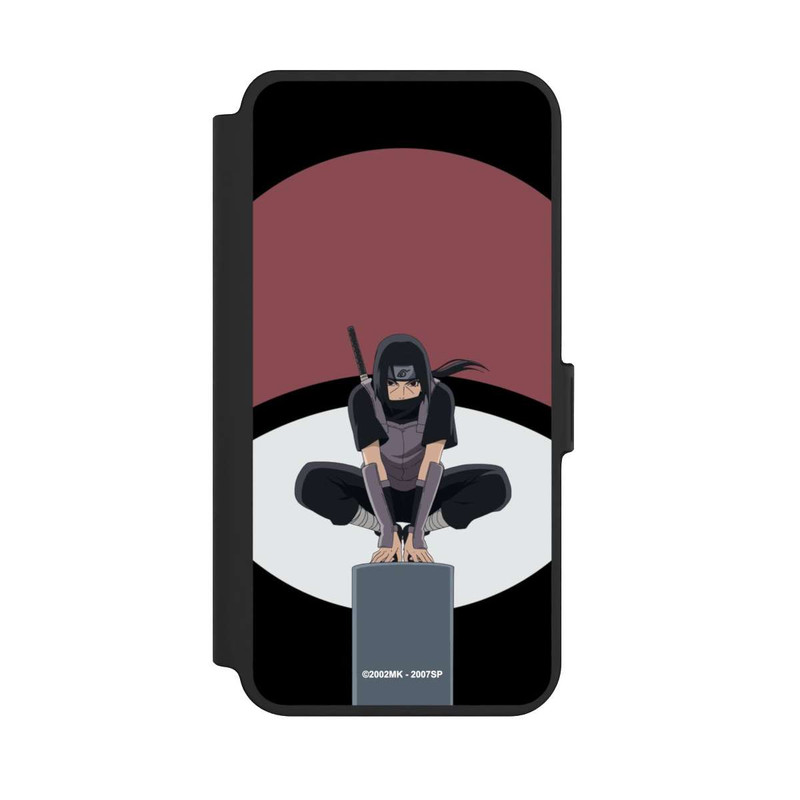 Galaxy S25 + NIVOflip Itachi Uchiha Symbol schwarz