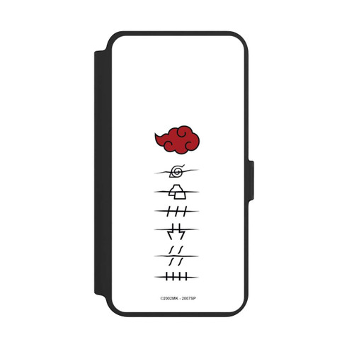 Samsung Galaxy S25+  NIVOflip Akatsuki Mitgliedersymbole Weiß