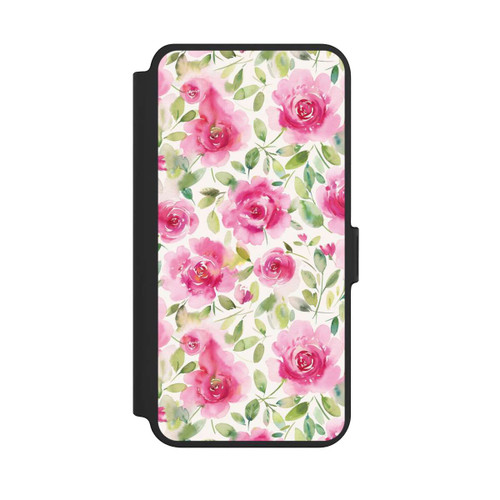 Samsung Galaxy S25+  NIVOflip Aquarell Frische Rosen