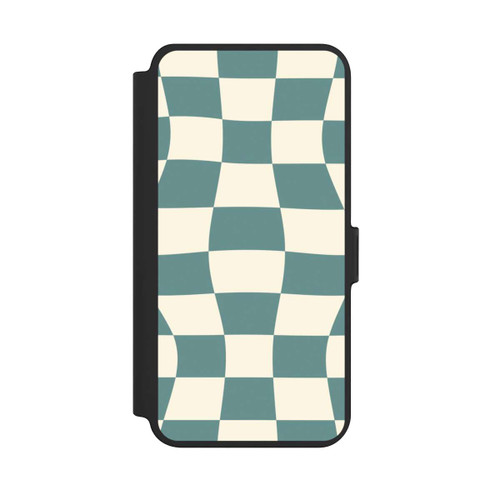 Samsung Galaxy S25+  NIVOflip Schachbrett Petrol