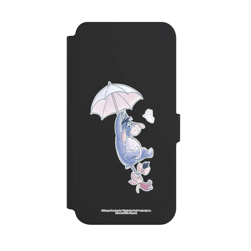 Galaxy S25 + NIVOflip Winnie Pooh Eeyeore Find Happiness Transparent