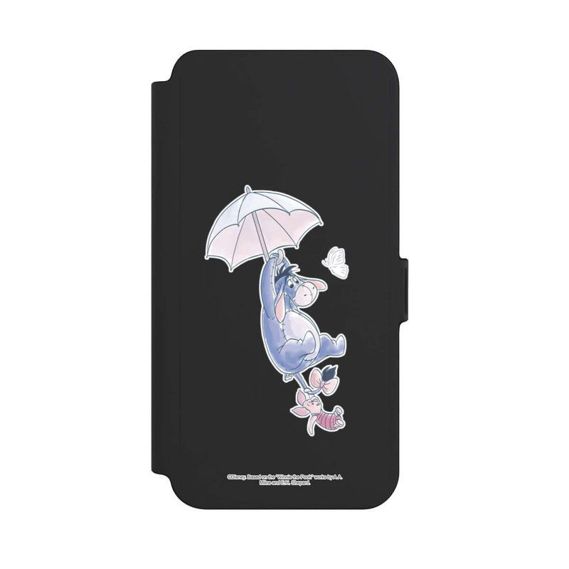 Galaxy S25 + NIVOflip Winnie Pooh Eeyeore Find Happiness Transparent