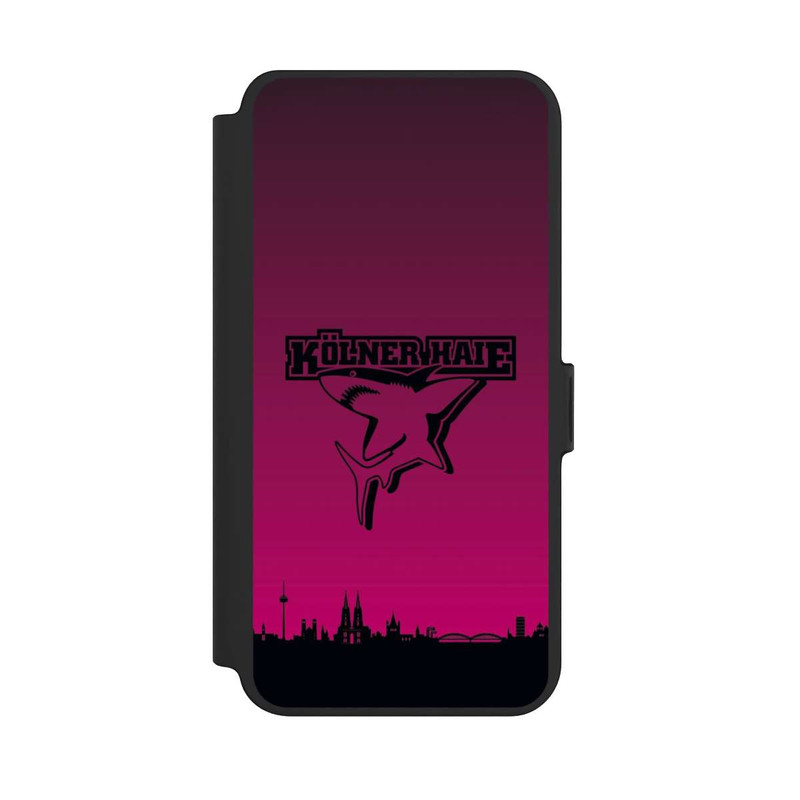 Galaxy S25 + NIVOflip Kölner Haie Skyline Pink