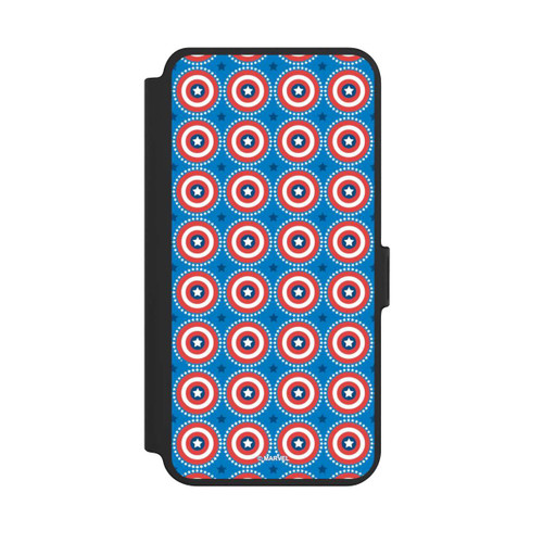 Samsung Galaxy S25+  NIVOflip Captain American Shield Pattern