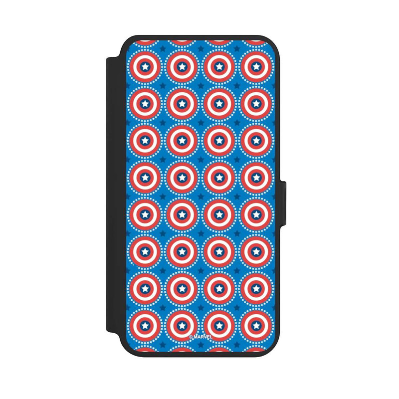 Galaxy S25 + NIVOflip Captain American Shield Pattern