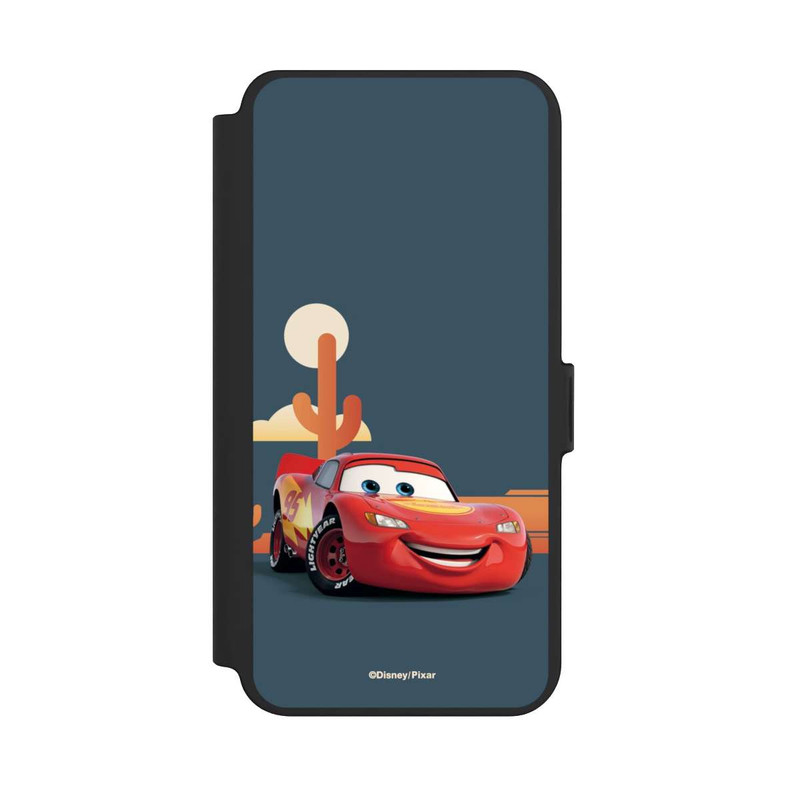 Galaxy S25 + NIVOflip Disney Cars Lightning McQueen Open Road