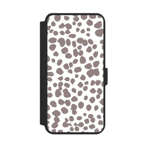 Samsung Galaxy S25+  NIVOflip Gepard Muster Braun Weiß