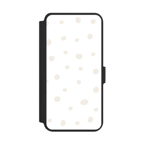 Samsung Galaxy S25+  NIVOflip Punktmuster Weiß Braun