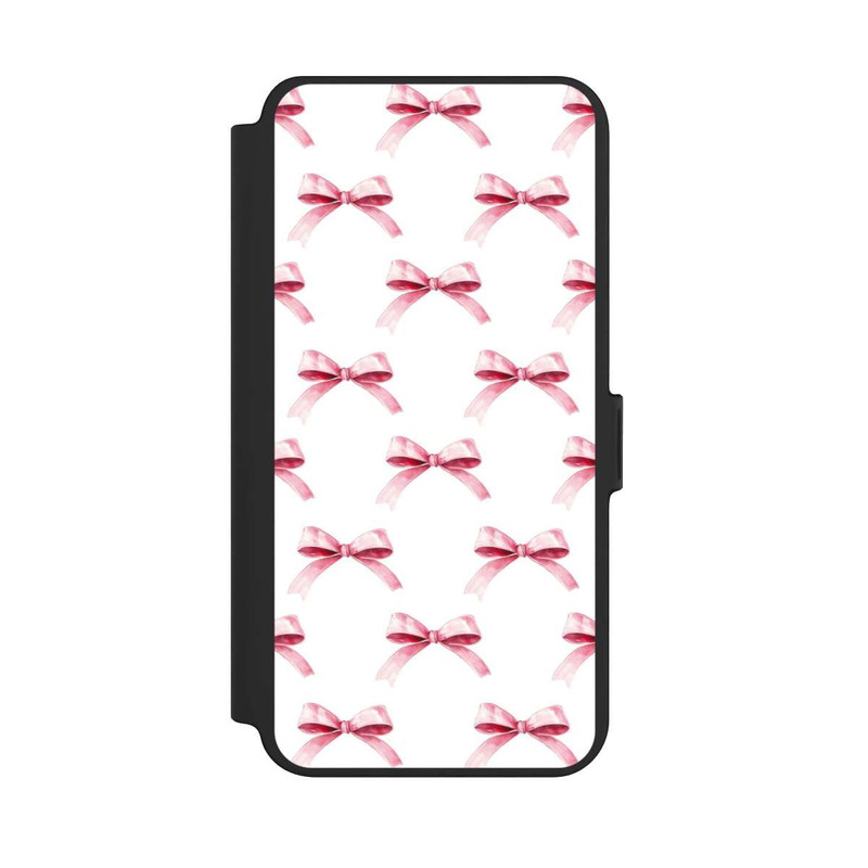 Galaxy S25 + NIVOflip Rosa Schleife