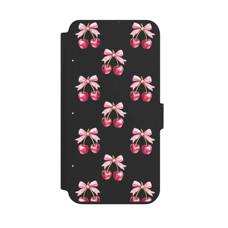 Galaxy S25 + NIVOflip Kirsche Schleife mit KI