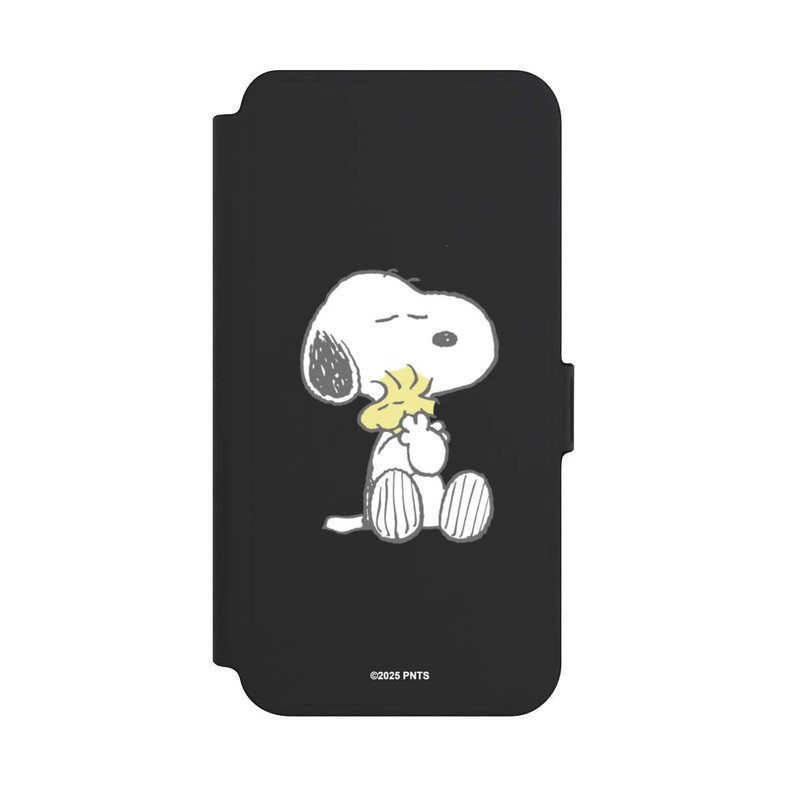 Galaxy S25 + NIVOflip Snoopy And Woodstock Cuddling transparent