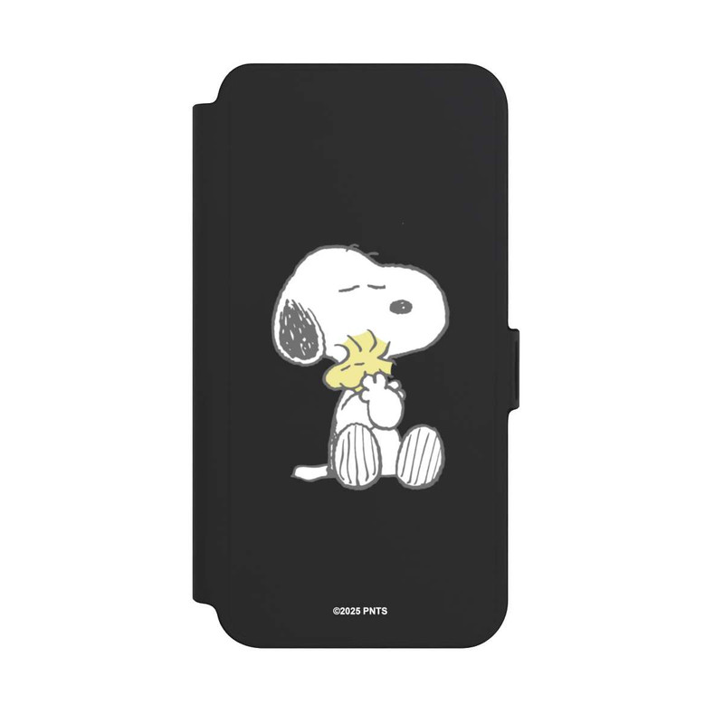 Galaxy S25 + NIVOflip Snoopy And Woodstock Cuddling transparent