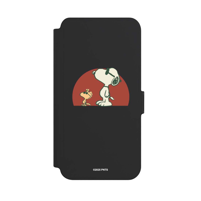 Galaxy S25 + NIVOflip Snoopy Woodstock Far Out transparent