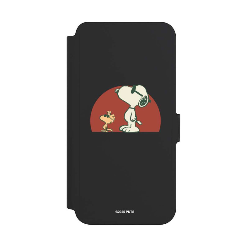 Galaxy S25 + NIVOflip Snoopy Woodstock Far Out transparent