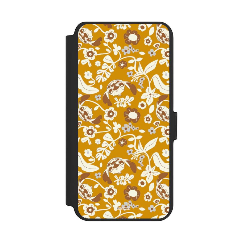 Galaxy S25 + NIVOflip Stitch Floral Mustard Pattern