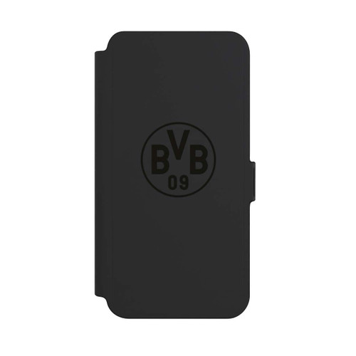 Samsung Galaxy S25+  NIVOflip BVB Logo Schwarz Transparent