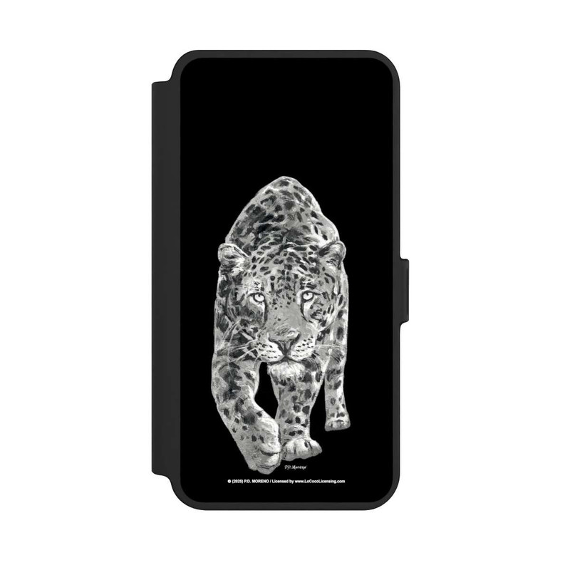 Galaxy S25 + NIVOflip Leopard Schwarz