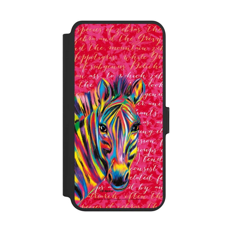Galaxy S25 + NIVOflip Zebra bunt