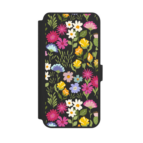 Samsung Galaxy S25+  NIVOflip Bunte Sommerblumen Transparent