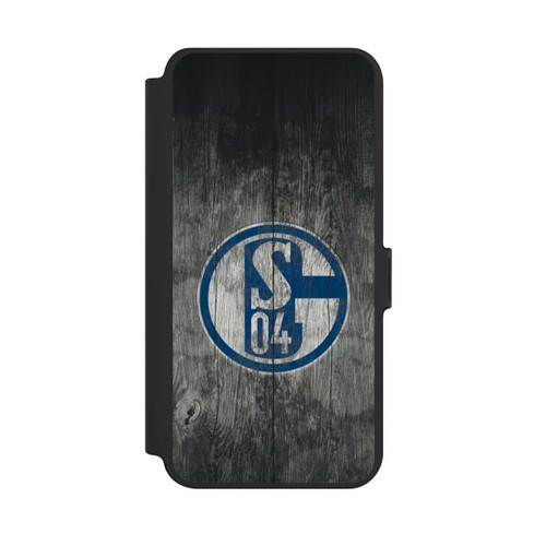 Samsung Galaxy S25+  NIVOflip Schalke 04 Holz Look