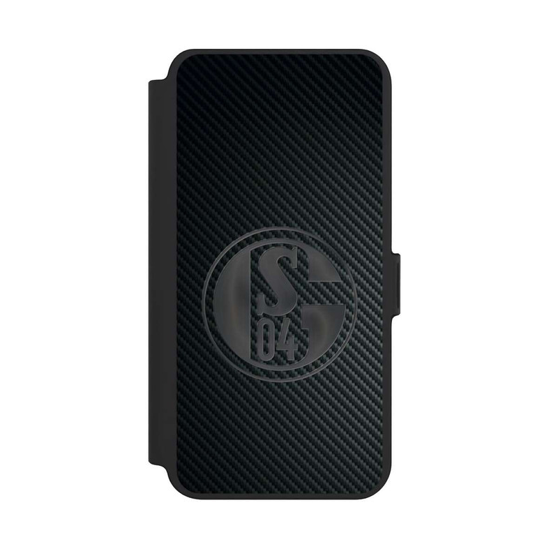 Galaxy S25 + NIVOflip Schalke 04 Carbon Look