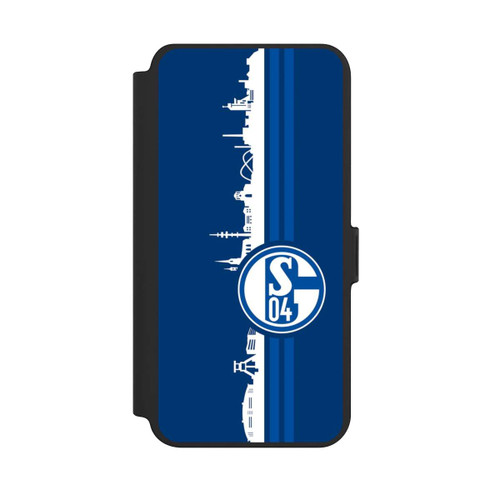 Samsung Galaxy S25+  NIVOflip Schalke 04 Skyline Blau