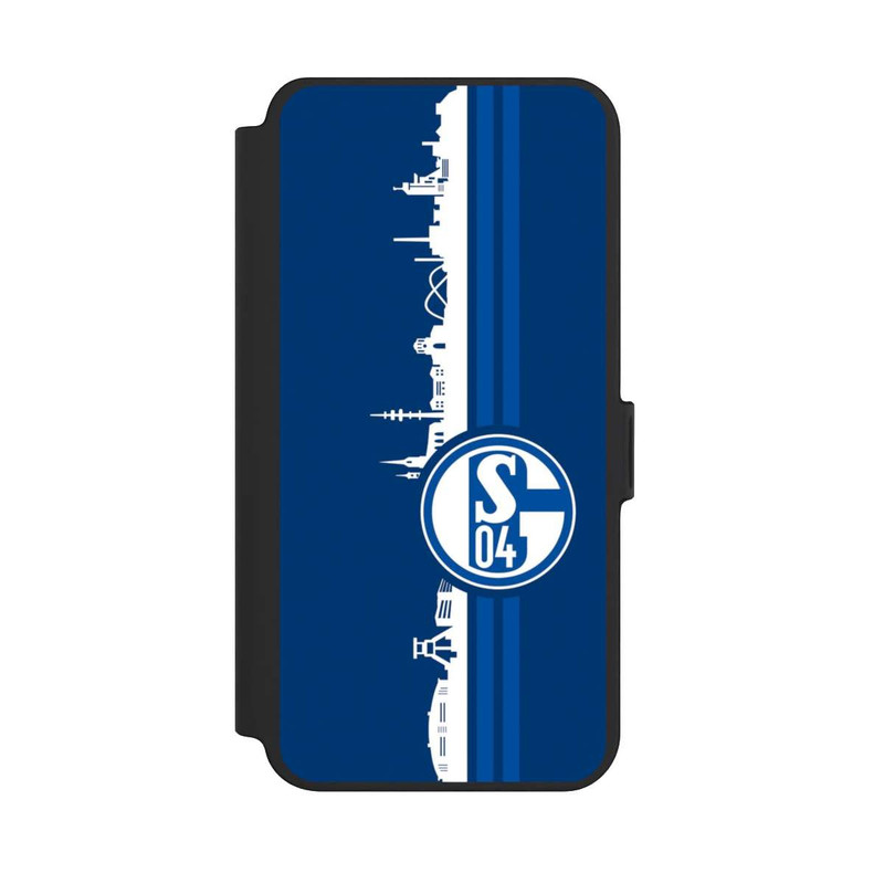 Galaxy S25 + NIVOflip Schalke 04 Skyline Blau