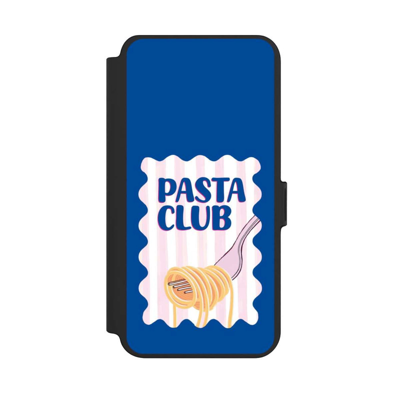 Galaxy S25 + NIVOflip Pasta Club in Blue and Pink