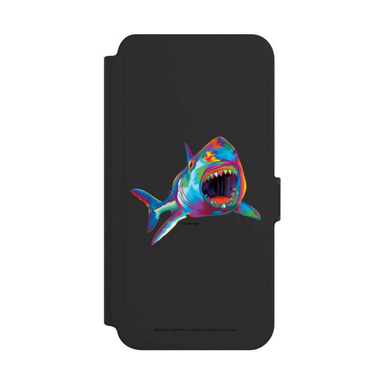 Galaxy S25 + NIVOflip Shark Pop Colour transparent