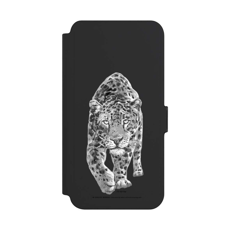 Galaxy S25 + NIVOflip Leopard transparent
