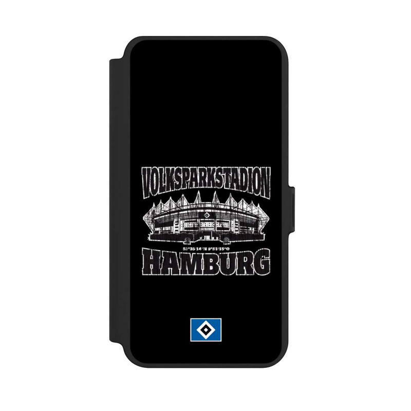 Galaxy S25 + NIVOflip HSV Volksparkstadion Schwarz
