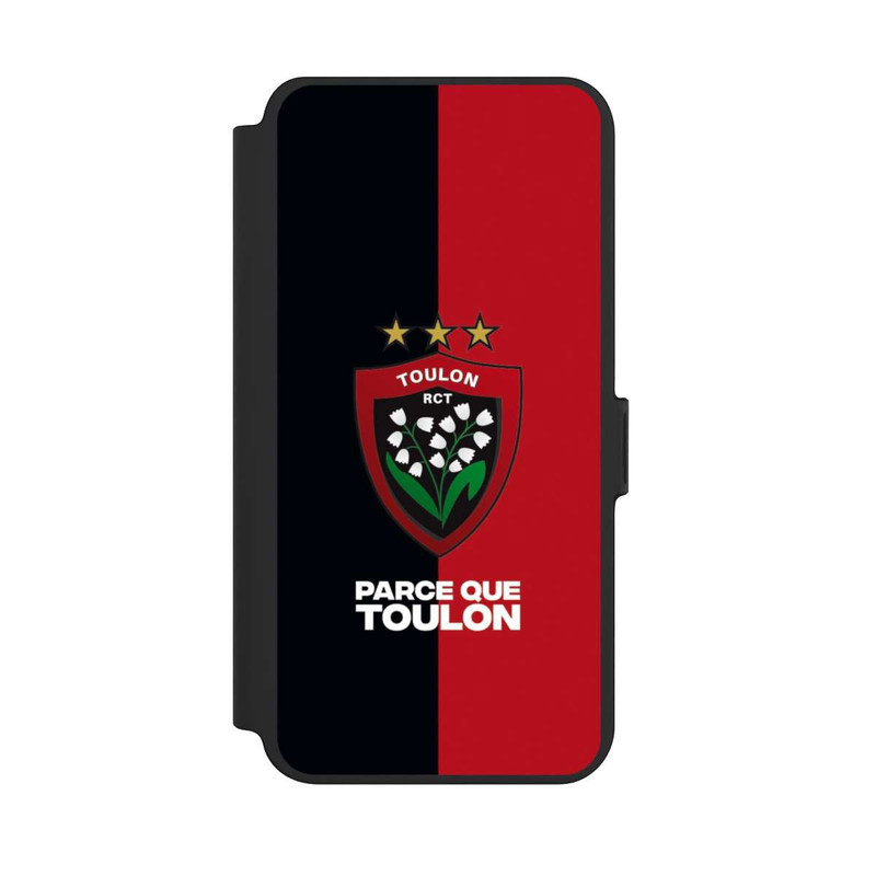 Galaxy S25 + NIVOflip RCT Logo Rouge Noir