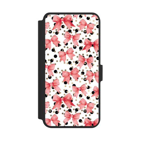 Samsung Galaxy S25+  NIVOflip Red Bows and Polka Dots