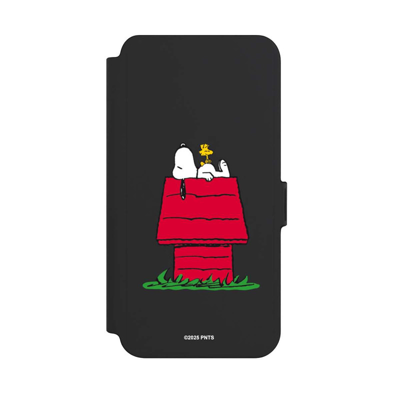 Galaxy S25 + NIVOflip Snoopy and Woodstock Classic transparent