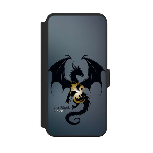 Samsung Galaxy S25+  NIVOflip Dragons Four Wings One Goal