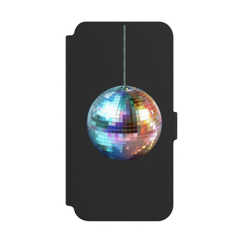 Samsung Galaxy S25+  NIVOflip Discokugel Party Blau Gold Transparent mit KI