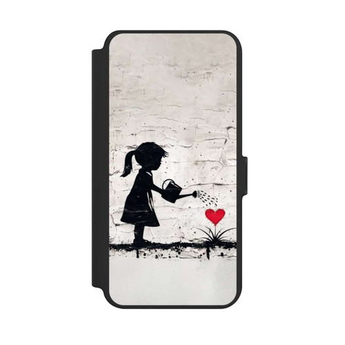 Samsung Galaxy S25+  NIVOflip Girl Watering Bunch of Flowers 
