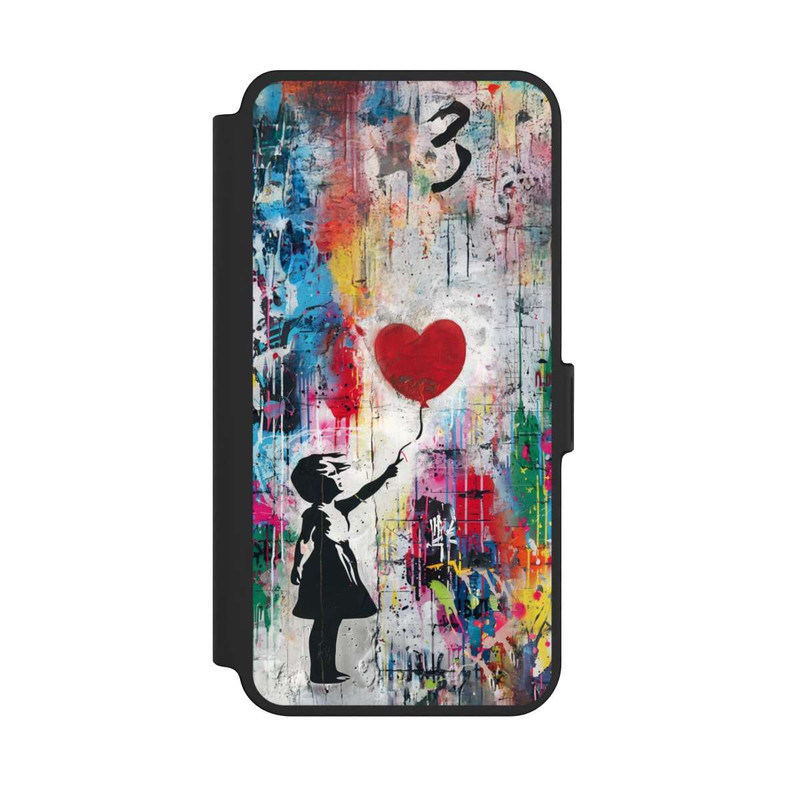 Galaxy S25 + NIVOflip Balloon Girl Colorful