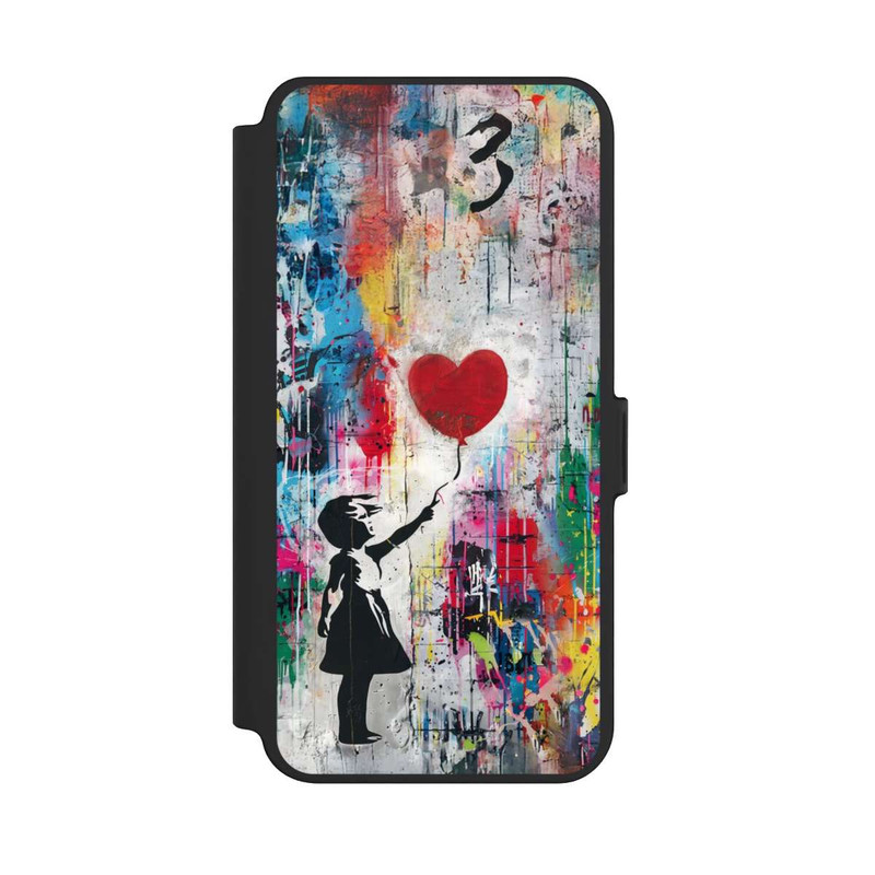 Galaxy S25 + NIVOflip Balloon Girl Colorful