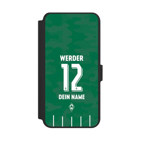 Samsung Galaxy S25+  NIVOflip Werder Bremen Trikot Personalisierbar 25-26