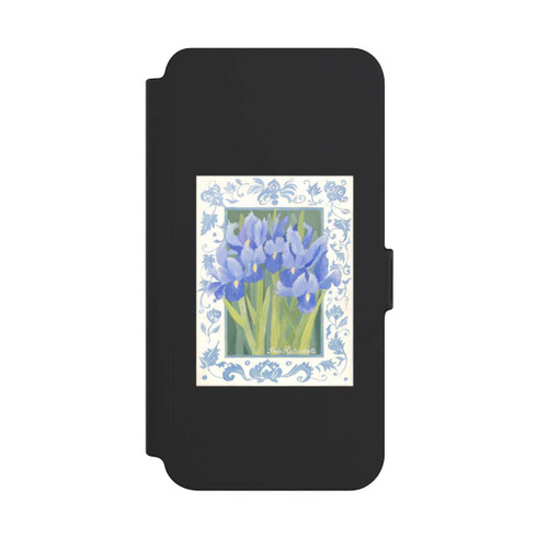 Samsung Galaxy S25+  NIVOflip Blue Iris, by Jennifer Abbott