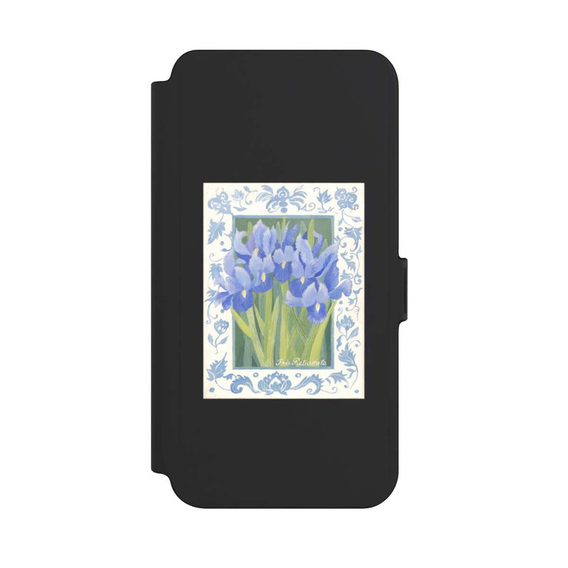 Galaxy S25 + NIVOflip Blue Iris, by Jennifer Abbott