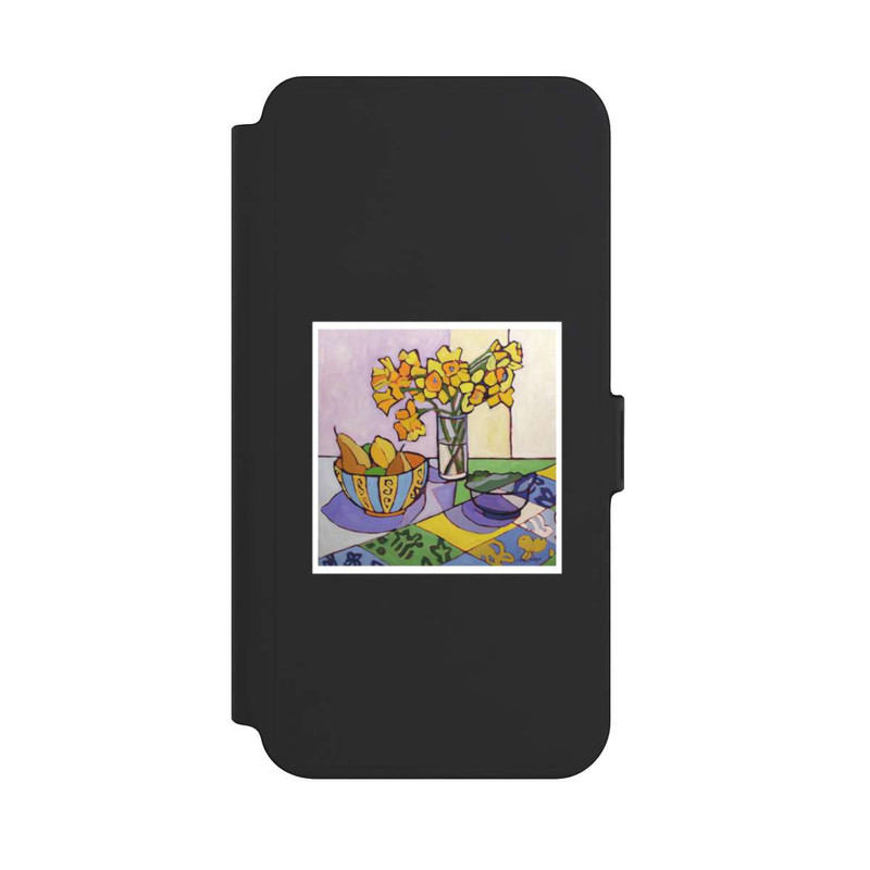 Galaxy S25 + NIVOflip Daffodil Patchwork, 2023, by Catherine J Martzloff