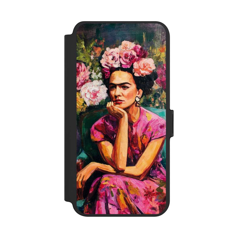 Galaxy S25 + NIVOflip Mexikanische Ikone Poetin der Farben
