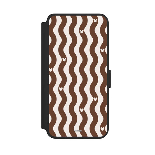 Samsung Galaxy S25+  NIVOflip Mickey Mouse Brown Pattern Waves