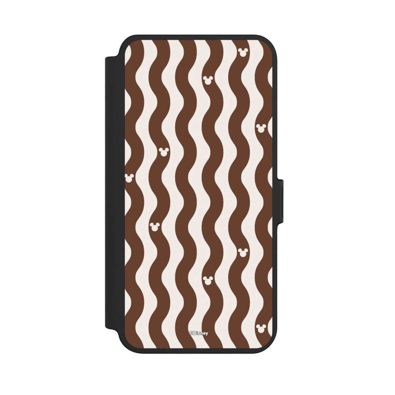 Galaxy S25 + NIVOflip Micky Muster Braune Wellen