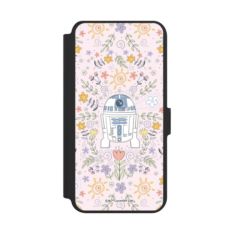 Galaxy S25 + NIVOflip R2D2 Blumen Muster